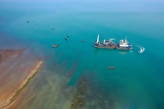 船只施工現(xiàn)場